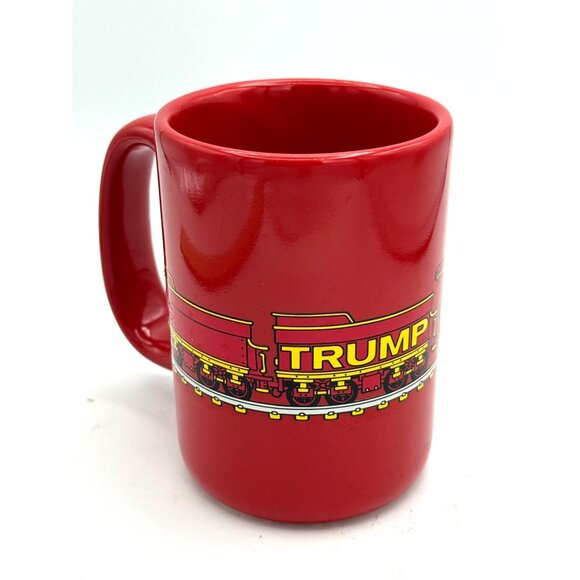 Trump Train Red Coffee Mug 16 ounces - Picture 1 of 4